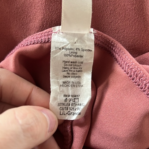 Steps NY lace strap mini dress size L - Picture 3 of 3